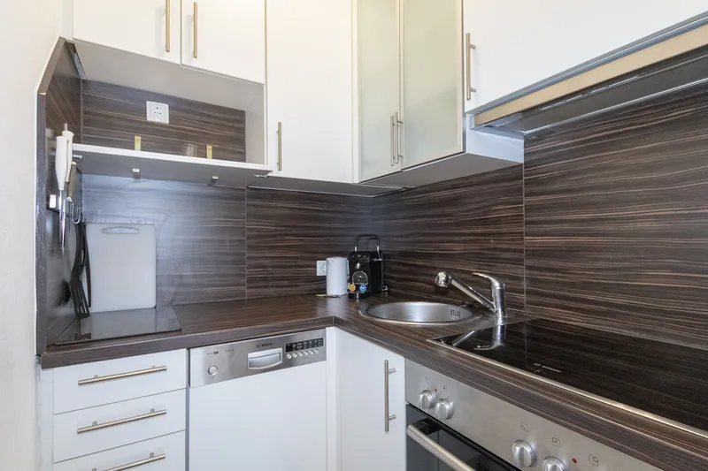 Bad mit Wanne im Apartment Marchtrenk 42 m²