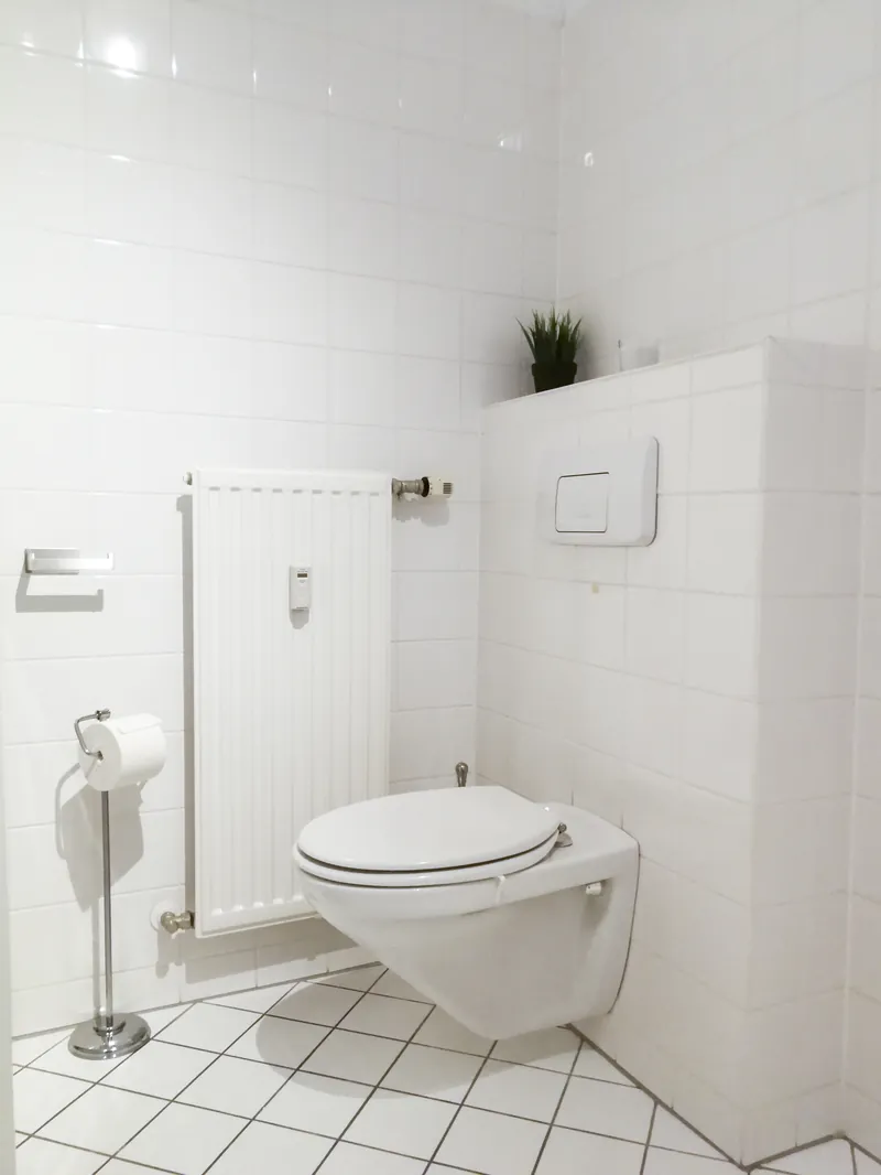 Küchennische mit Geräten im Apartment Thalheim 48 m²