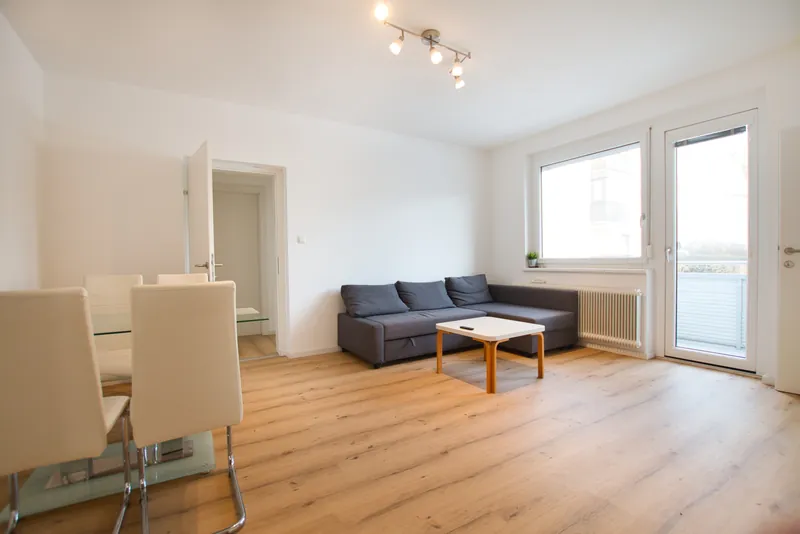 Moderne Küche der 82 m² Wohnung in Weißkirchen
